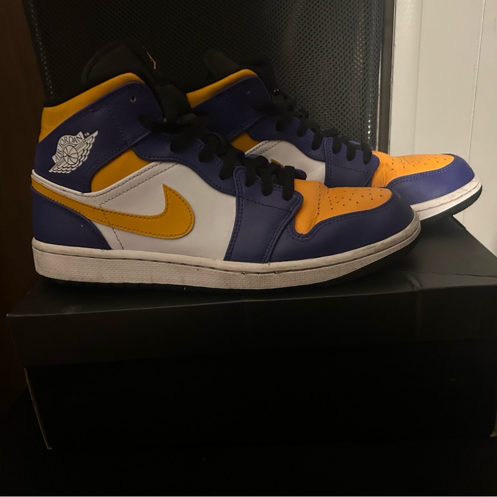 “Lakers” Jordan 1 Size 10, With Box!